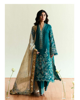 3-PC Unstitched Embroidered Lawn Coco By Zara Shahjahan | MARIGOLD-D4